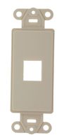 Leviton 41638-T Decora Insert Kit, 6P6C, Light Almond