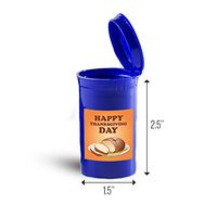 Happy Thanksgiving Day First Aid Case Pill Container ID 7248B