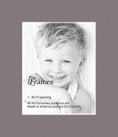 8x10 Cobblestone / Pewter Custom Mat for Picture Frame with 4x6 opening size (Mat Only, Frame NOT Included)