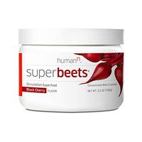 humanN Superbeets Circulation Superfood | Concentrated Beet Powder with Nitric Oxide Boosting Supplement, 5.3 Ounces, Black Cherry Flavor