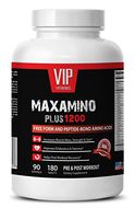Amino acids Supplements for Men - MAXAMINO Plus 1200 - Energy Booster for Men - 1 Bottle 180 Tablets