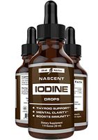 Nascent Iodine Supplement - Complete Thyroid Iodine Solution for Thyroid Support and Immunity Support. Iodine Drops That Provide Optimum Absorption and Thyroid Health with Increased Energy.