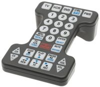 Tek Partner Universal Remote Control, Jumbo Sized with Easy to Hold Shape, Compatible with TVs, VCRs, DVD Players, and Cable/Satellite Boxes.