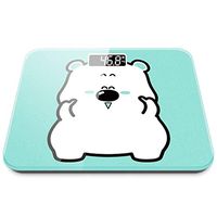 Lfsp USB Charging Electronic Scales Cute Cartoon Bathroom Scales Weight LCD Digital Display, Electronic Smart Home is Suitable for The Bedroom Suite, Load-Bearing 180KG