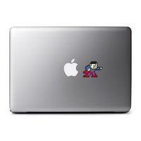 8-Bit Superman Punch Decal for MacBook, iPad Mini, iPhone 5S, Samsung Galaxy S3 S4, Nexus, HTC One, Nokia Lumia, Sony