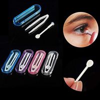 Contact Lens Tweezer Set gLoaSublim,2Sets Contact Lens Accessory Safety Tweezers Insert Remover Eye Care Nursing Kit