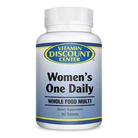 Vitamin Discount Center Women's Whole Food Daily Multivitamin, Vitamins & Minerals with Cultured Fruit, Vegetable, Herbal Blend, 90 Tablets