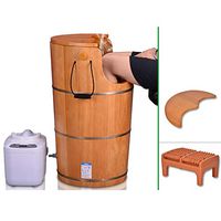 ADAHX Foot Bath Barrel Foot Spa Bath Massage Motorized Massager,Cedar Foot Bath Barrel Smooth and Delicate Pedicure Barrels Pedicure Bowl Spa Massage for Soaking Feet Massager Foot Tub