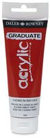 Daler Rowney Graduate Acrylic 120ml Crimson (542)