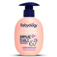 Babyology - 100% Edible Ingredients - Baby Wash & Shampoo – Organic Lavender (Essential Oil) - Clinically Tested - Tear-Free - 6,67 FL. OZ - Perfect Baby Shower Gift