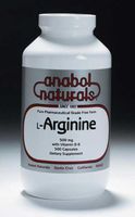 Anabol Naturals L-Arginine 500 mg, 2000 Capsules