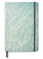 Ocean – Coastal – Beach – Nautical - PU (Vegan) Leather A5 Lined Journal Notebook