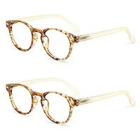 OCCI CHIARI Lightweight Designer Acetate frame Stylish Reading Glasses For Women(Yellow,2.5)