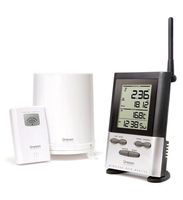 Wireless Rain Gauge w/ Thermometer Computer, Electronics