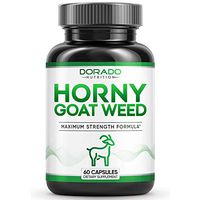 Premium Goat Weed 1000mg Herbal Complex Extract for Men and Women – Maca Root & Tribulus – Green Earth Blend - Optimum Dosage Capsules – USA Made by Dorado Nutrition