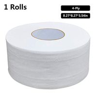 coreychen Large Roll of Toilet Paper,Silky & Smooth Soft Professional Premium 3-Ply Toilet Paper, Soft Non-irritating Household Bathroom Tissue for Hotels Restaurants Home