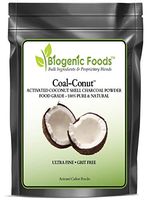 Coal-Conut - Activated Coconut Shell Charcoal Fine Husk Food Grade Powder (Ultra-Fine) - Organic Approved, 44 lb