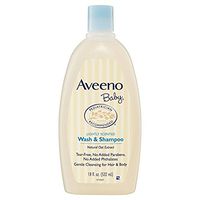 Aveeno Baby Wash & Shampoo with Natural Oat Extract 18-Ounce (Pack of 3)