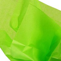 10ea - 20 X 26 Green Flash Tissue Paper