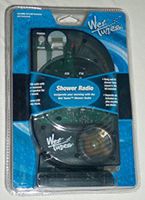 Wet Tunes - SHOWER RADIO (AM/FM) with LCD Display Clock