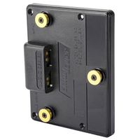 Anton Bauer Milled CP Back Raised Male Gold Mount Plate