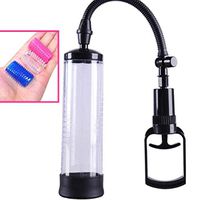 Men's Power Beginner Vacuum Pump P-ênis Extender Stretcher Enhancer Enlarger for Men + 3 Rings