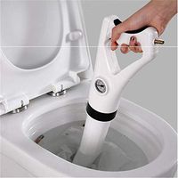 ZKG High Pressure Pump Cleaner Dredge Toilet Plunger Air Drain Blaster Sink Pipe Clogged Remover Bathroom Pipe Bathtub