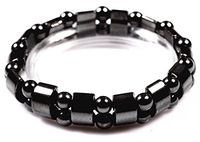 LUOS Medium Magnetic Hematite Fashion/Pain Therapy Bracelet