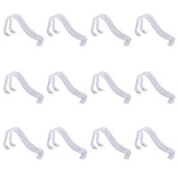 12 Pieces/6 Pairs Acrylic Clear Sandal Shoes Display Stand ORNOOU Inserts Holders Shoe Display Rack