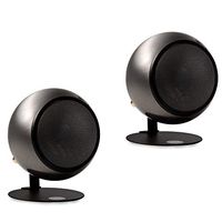 Orb Audio: Mod1 Round Stereo & TV Speakers - Two Pack - Compact Stereo Speakers - True Audiophile Reproduction - Easy to Hide - Ability To Upgrade Anytime