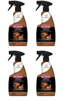 Weiman Leather Cleaner and Conditioner - 16 Ounce - Use On Finished Leather in Car Interior Shoe Boots Briefcase Handbags Jackets and Luggage (Pack of 4)