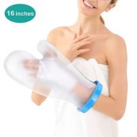 Adult Arm Cast Cover for Shower and Bath, Waterproof Cast Bag Keeps Bandage Dry Protect Broken Hands Fingers Wrists Hands - Upgrade Watertight Materials, Size 16 Inches