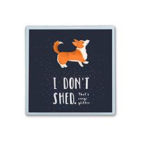 XIANN Care Contact Lens Box Holder Container Case Storage Eyecare Kit - Corgi I Don't Shed