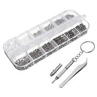 Fansport 1100PCS Eyeglasses Repair Kit Glasses Screw Set Repair Tool Kit Sunglasses Watch