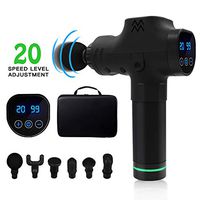 Muscle Massage Gun, Hand-held Professional&Long Lasting Battery Muscle Massager for Muscle, Back, Shoulder, Neck, Quiet and Powerful Massage Device (Black)……