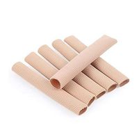 HAIHF Gel Toe Caps, Bunion Corrector Toe Separators Kit,6 PCS Toe Protectors Gel Rubbing Tube to Prevent for Hallux Valgus and Night Pain Relief