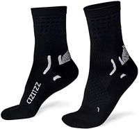 Blister Resist Ventilating Comfort Fit Performance Socks Running Ankle Socks Athletic Sock for Men and Women，1 Pair,Black,S/M