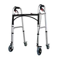 Walkers Adult, Foldable Adult Daily with Roller for The Elderly, Disabled Or Injured