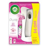 Air Wick Pure Freshmatic Ultra Automatic Spray Starter Kit, Tropical Flowers Scent 1 ea (3 Pack)