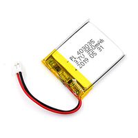 AKZYTUE 3.7V 350mAh 403035 Lipo Battery Rechargeable Lithium Polymer ion Battery Pack with JST Connector
