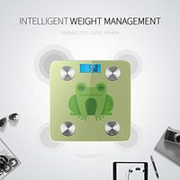 LYAOE Bluetooth Body Fat Scale Frog Icon Smart Wireless Scale with LCD Display Measuring Body Weight Bmi and Health Digital Scale