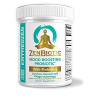 ZenBiotic | Probiotic & Prebiotic | Anxiety & Depression | for Brain, Mood, Digestive and Immune Health – PreforPro Phage Technology and Bacillus Spore Strains - 60 Delayed-Release Capsules