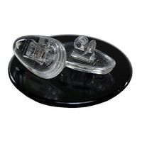 GMS Optical® Tear Drop Shaped Push-in/Screw-in Soft Silicone Eyeglass Nose Pads (11mm, 10 Pair)