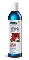 Lotus Aroma Massage Oil, Bergamot & Ylang Ylang, 4 Fluid Ounce