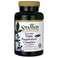 Swanson Triple Magnesium Complex 400 Milligrams 60 Chwbls