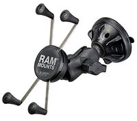 RAP-B-224-2-A-UN10U RAM Short Arm Suction Cup Mount w/ Large X-Grip Cell Phone Cradle