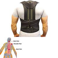 Back Support Belt- Posture Corrector for Men and Women- Adjustable Back Brace Strap Breathable Mesh- Back Pain Relief (XXL)
