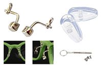 AM Landen Eyeglass Nose Pad Arm with Soft Cushion Nose Pads Repair Replacement Kit (Type A-b)