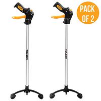 2 Pack of TOLSEN 35"Grabber Reacher Tool, 10'' Wide Jaw, Strong Grip Reacher Grabber, Standard Equipment for Sanitation Workers, Homeowners, Cleanup Team, Gardener, Livestock Handlers (2)