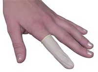 Duro-Med Latex Finger Cots Small, White, (144/Box) (Pack of 2)